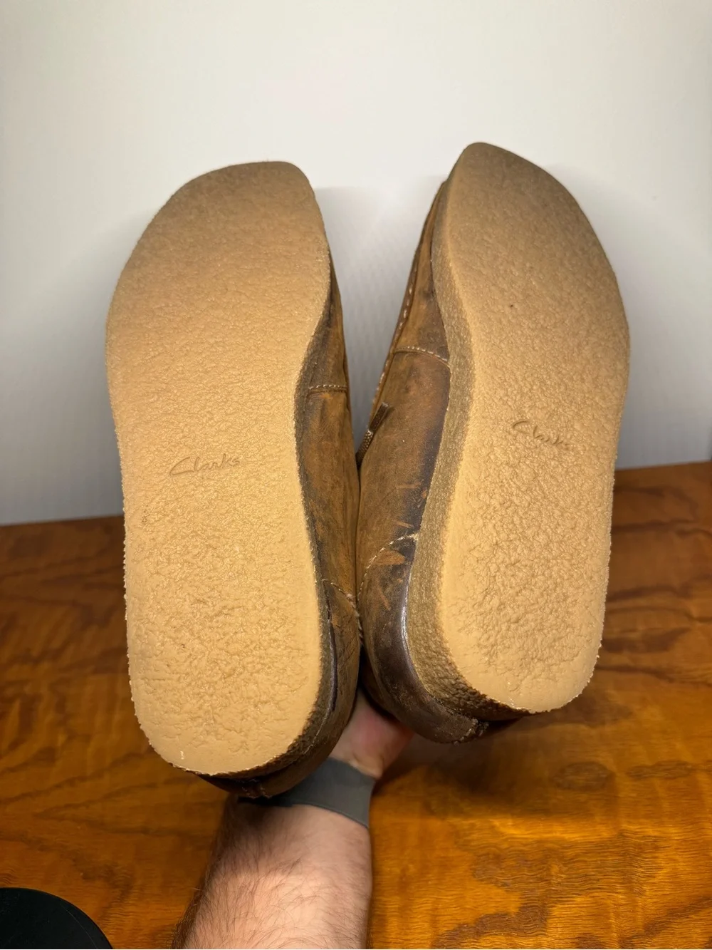 Clarks Wallabee Boot — Brown Leather (Collection / Extreme Comfort) Size 10